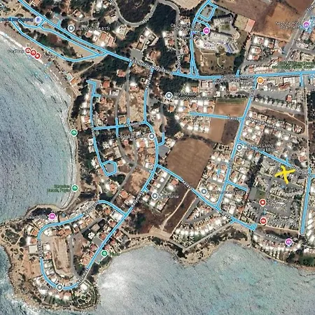Villa Sweet Coral Bay - Paphos, Seeblick, Strandnaehe *